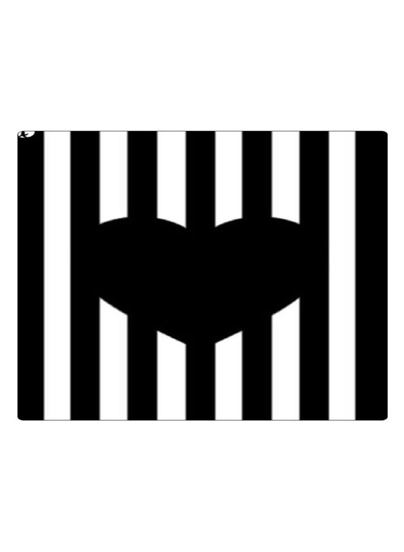 RKN Printed Anti-Slip Gaming Mouse Pad Black/White