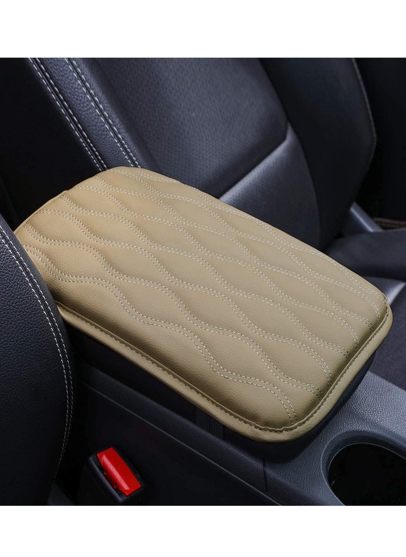 Generic Auto Center Console Cover Armrest Pads,PU Leather Universal,Car Center Console Box Arm Rest Pads,Cushion Protector,Waterproof Armrest Cover Center Console Pad  - Image 1