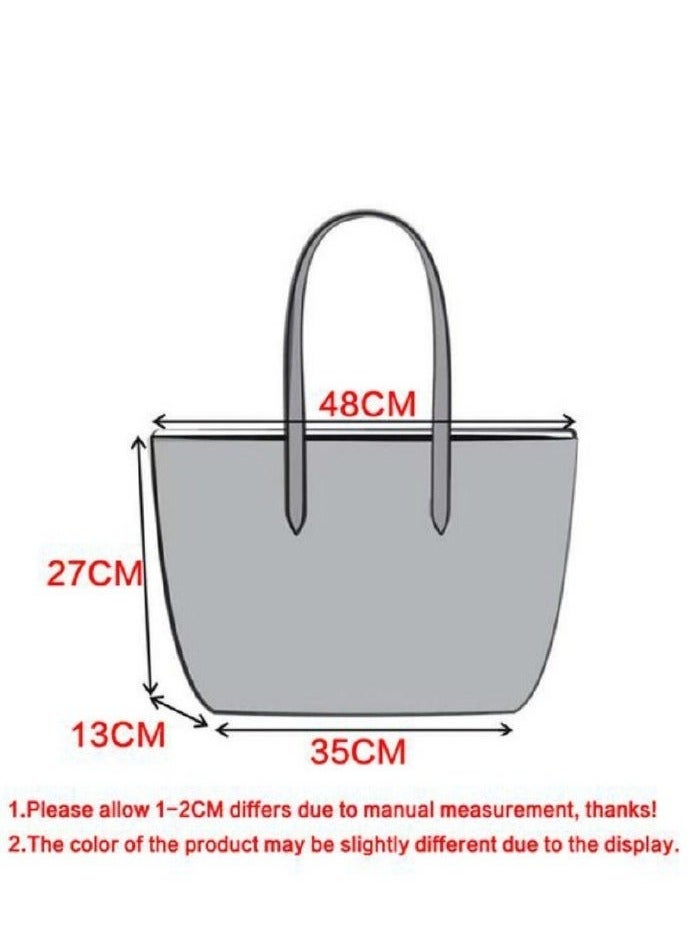 LACOSTE - Lacoste Womens L.12.12 Concept Vertical Shopping Bag - Image 1
