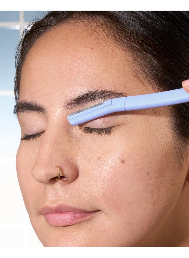 BLISS Dermaplaning Tool16 Pack Dermaplaning Razor Microblades: Peach Fuzz Facial Hair Removal Exfoliating Eyebrow Razor - Image 5