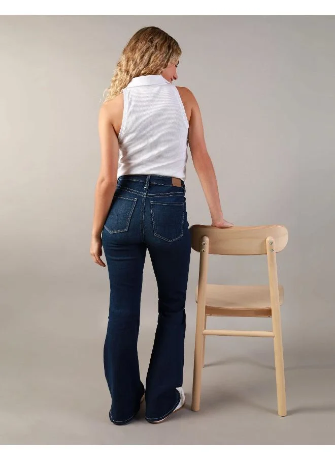 American Eagle AE Next Level Super High-Waisted Flare Jean