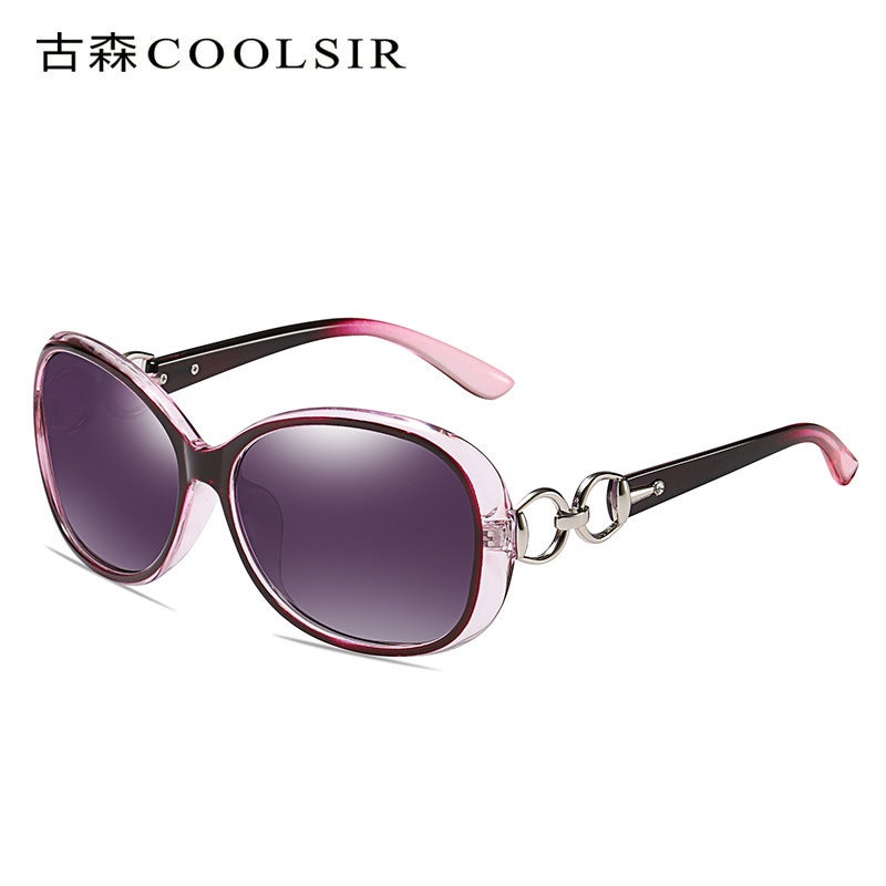 نظارات شمسية نسائية من COOLSIR - إطار بيضاوي أنيق، حماية من الأشعة فوق البنفسجية بدرجة 400 - Image 5