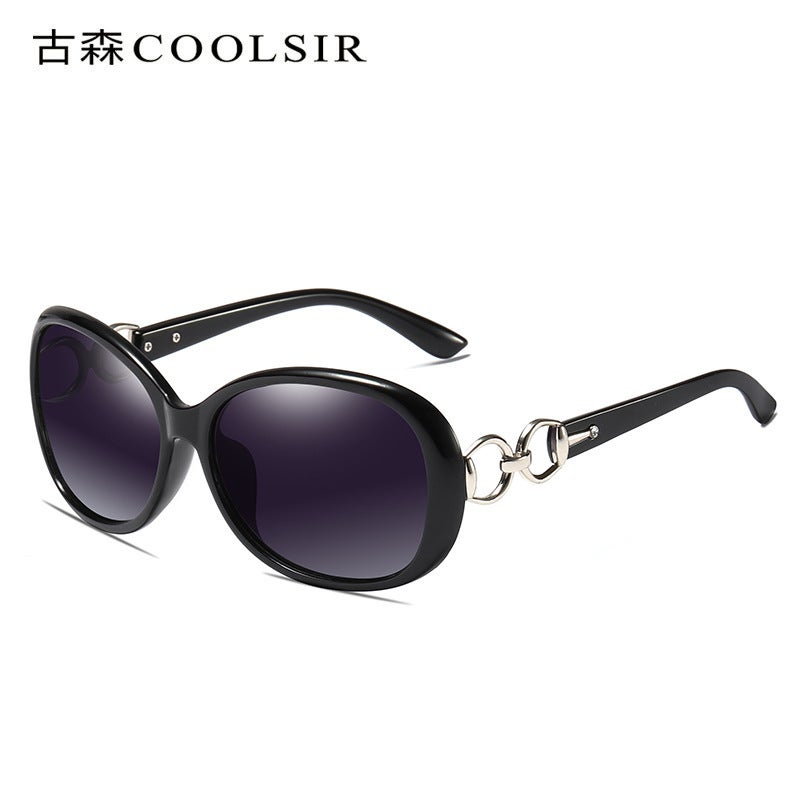 نظارات شمسية نسائية من COOLSIR - إطار بيضاوي أنيق، حماية من الأشعة فوق البنفسجية بدرجة 400 - Image 4