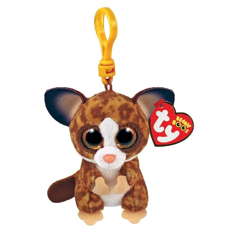 TY Binky Bush Beanie BoosKey Clip Beanie Baby Soft Plush Toy Collectible Cuddly Stuffed Teddy - Image 2
