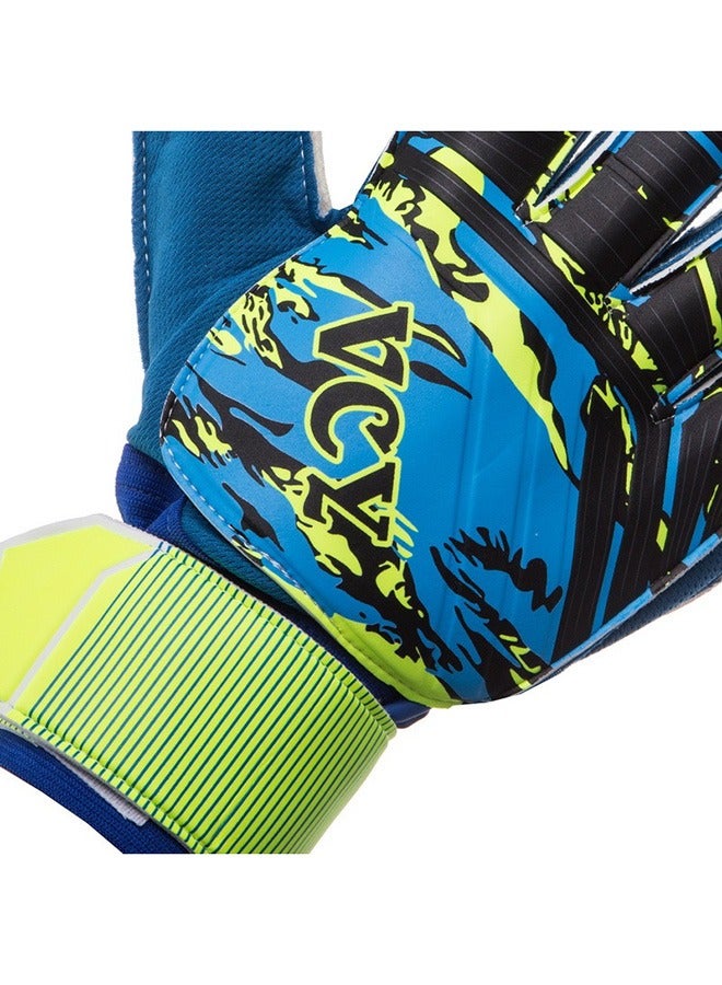 جيوان قفازات حارس مرمى جديدة مضادة للانزلاق ومقاومة للتآكل، مناسبة للكبار والأطفال، مصنوعة من اللاتكس، سميكة، للتدريب على كرة القدم. - Image 5