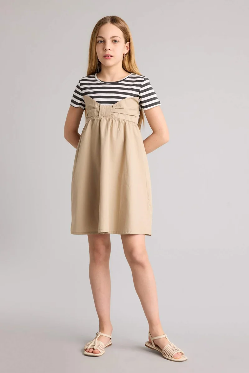 ديفاكتو Girl Patterned Dress