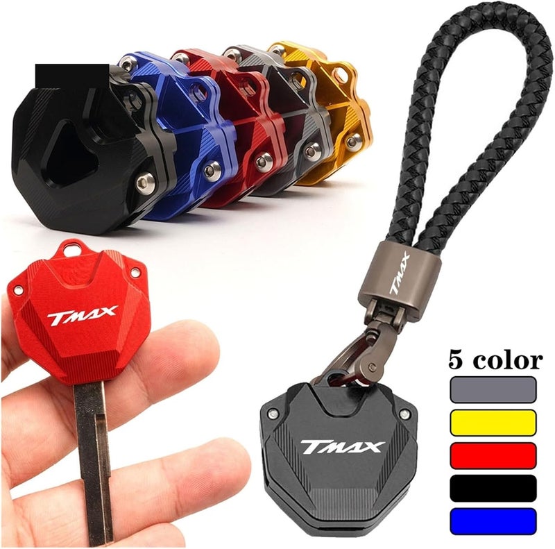 Compatible With Yamaha TMAX 500 530 560 TMAX500 TMAX530 TMAX560 T-MAX DX SX Motorcycle Key Cover Case Shell Keychain Keyring Key Chain Holde(Key cover Titanium) - Image 2