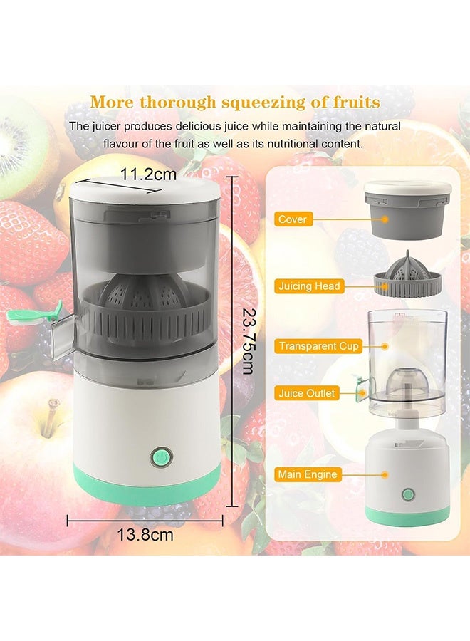 غنافوتو عصّارة حمضيات كهربائية لعصارات الفاكهة، عصّارة فواكه كهربائية، للبرتقال/الليمون/الجريب فروت، بمحرك قوي، عصائر فعالة وصحية ومغذية وطازجة - Image 3