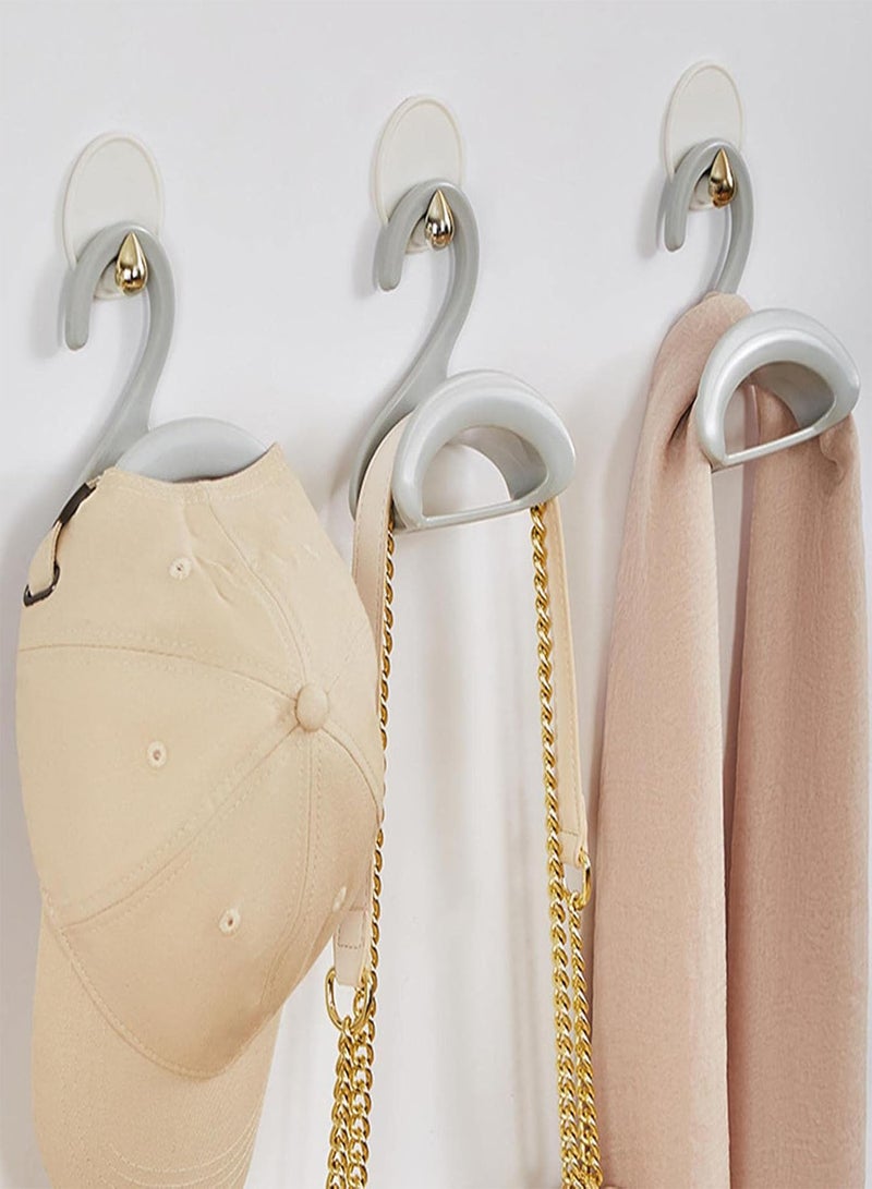 GGOOT Purse Arched Hanger - Durable Tote Bag Hooks Backpacks Satchels Arch Rack Hangers for Housewarming Gifts,Closet Organizer Storage for Backpacks Satchels Purses Handbags Tote Holder - Image 3