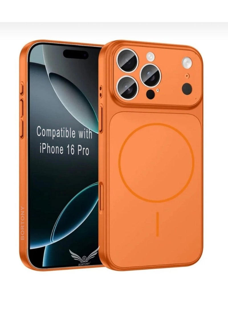 BORTONY iPhone 16 Pro Magsafe Case Ultra Thin Mate Cover for iPhone 16 Pro Camera Protection Slim Design Hard Phone Case for iPhone 16 Pro 6.3 inch - Image 3