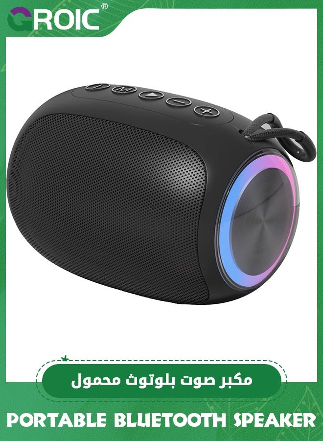 GROIC Bluetooth Speakers, A66 Wireless Speakers, 5W Portable Wireless Speakers with Clear Sound, Multi Playing Modes, Compatible with Cellphone, PC for Home or Outdoors  - Image 1