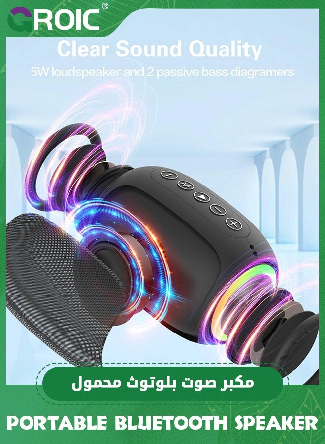 GROIC Bluetooth Speakers, A66 Wireless Speakers, 5W Portable Wireless Speakers with Clear Sound, Multi Playing Modes, Compatible with Cellphone, PC for Home or Outdoors  - Image 2