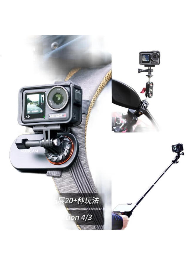 Maxcam/Maisikamu, Suitable For Dji Osmo Action 5/4 Action Camera, Octopus Mini Tripod, Vlog Portable Stand, Outdoor Base Accessory - Image 2