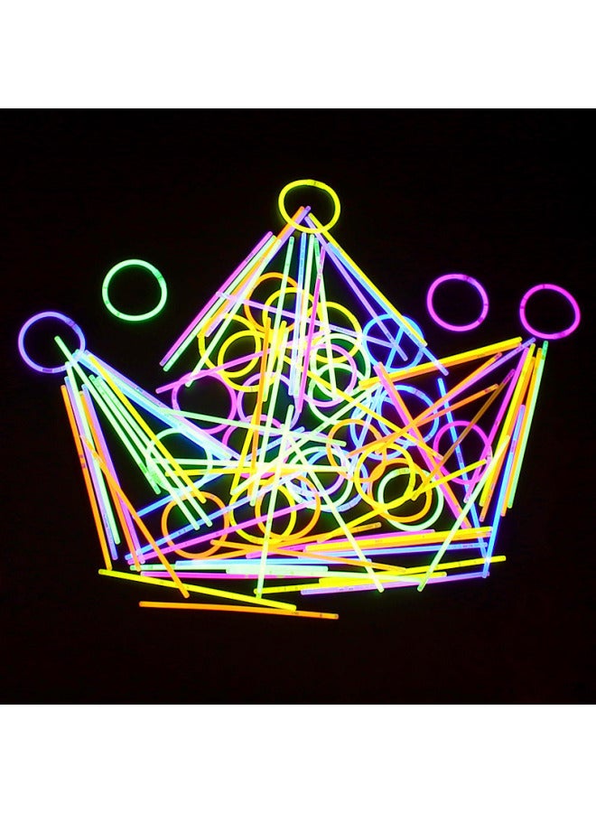 Colorful Fluorescent Stick Luminous Bracelet Bracelet Disposable Children's Toy Fluorescent Stick Stick Figure Props-Color:Glow Sticks  - Image 4