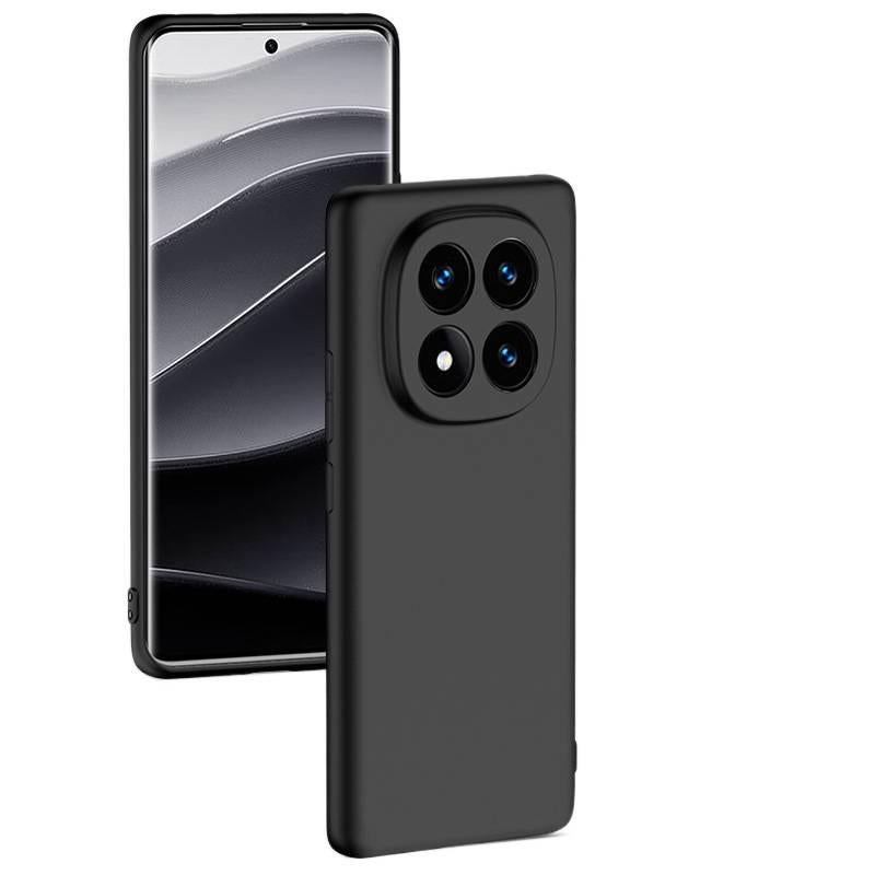 LS غطاء واقي، مقاوم للصدمات لـ Redmi Note 13 Pro، حماية من السقوط، أسود سيليكون من السيليكون باللون الأسود باللون الأحمر - Image 2