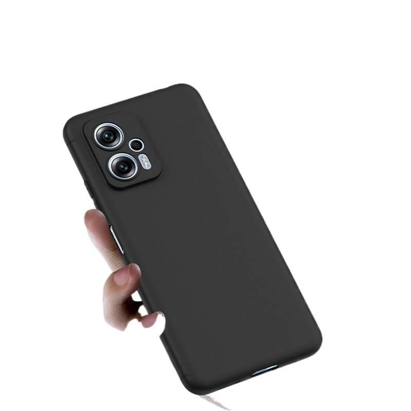 LS غطاء واقي، مقاوم للصدمات لـ Redmi Note 13 Pro، حماية من السقوط، أسود سيليكون من السيليكون باللون الأسود باللون الأحمر - Image 5