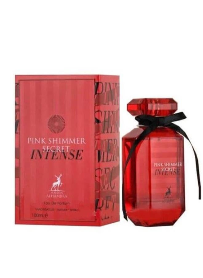 MAISON ALHAMBRA Pink Shimmer Secret Intense EDP For Women 100ml