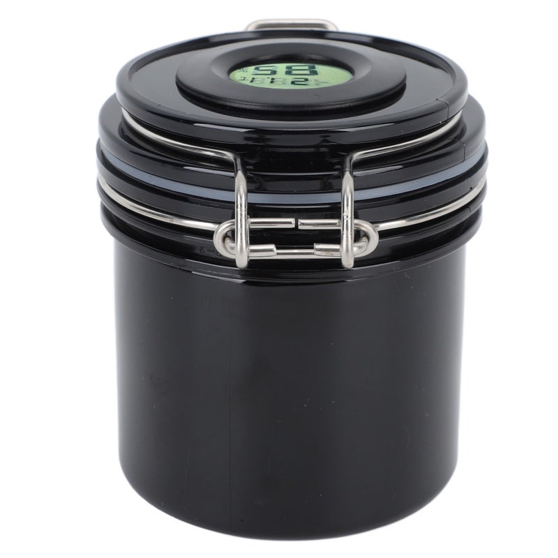 Eyelash Glue Storage Jar 250ml Thermometer Hygrometer Lash Extension Glue Storage Container Pink - Image 1