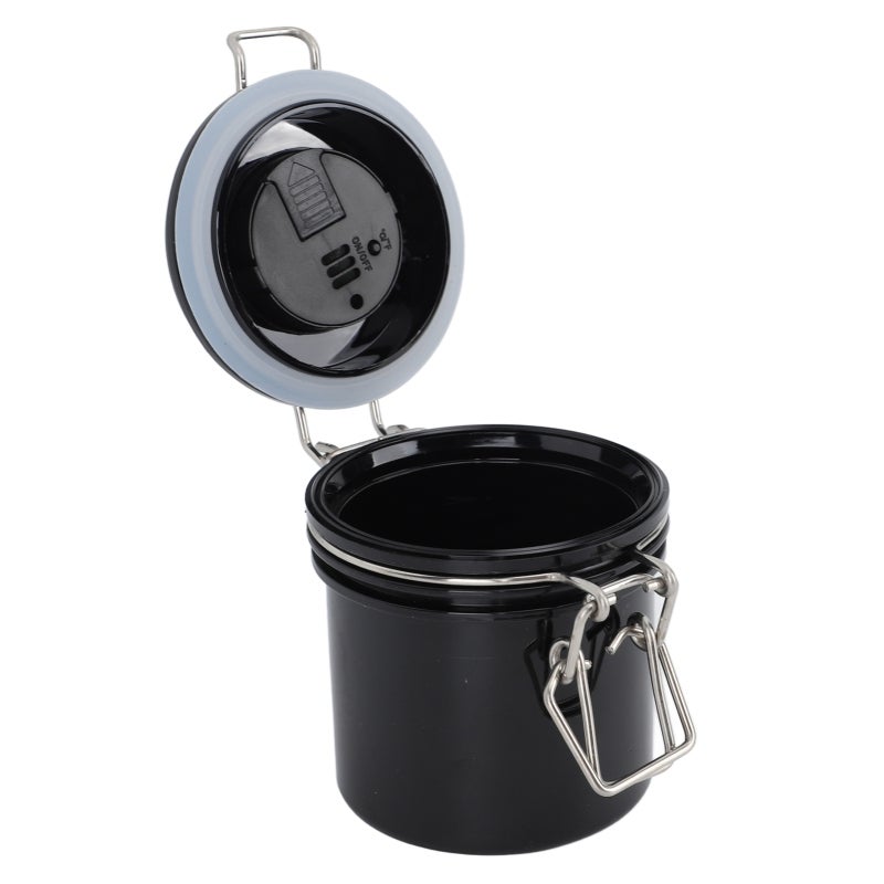 Eyelash Glue Storage Jar 250ml Thermometer Hygrometer Lash Extension Glue Storage Container Pink - Image 2