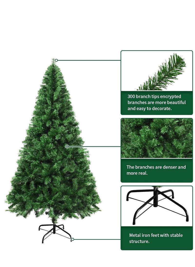 Y&D Christmas Tree  Upgraded Artificial Holiday  Pine Tree with  PVC Branch Tips, Easy Assembly, Indoor Xmas Full Tree for Office Home Store Party Home Decoration Holiday Decor - Image 5