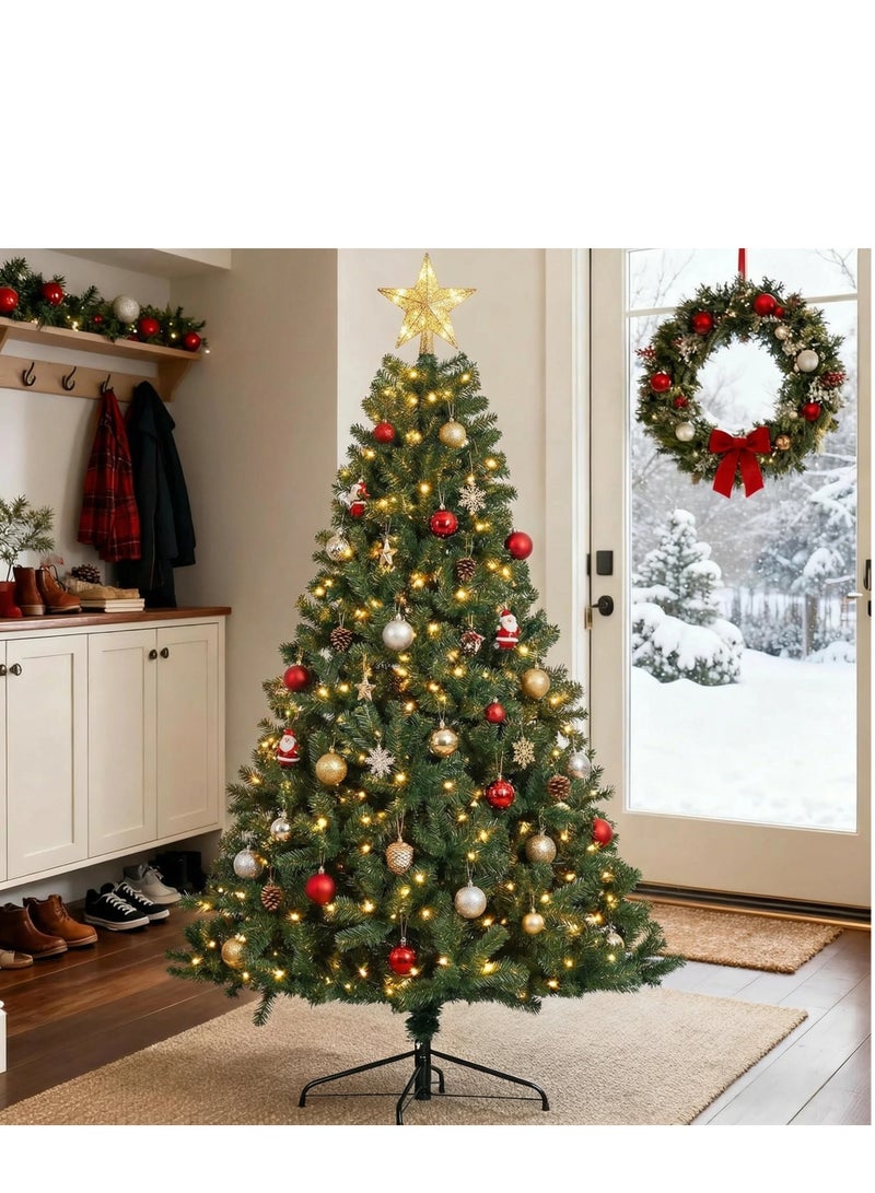 Y&D Christmas Tree  Upgraded Artificial Holiday  Pine Tree with  PVC Branch Tips, Easy Assembly, Indoor Xmas Full Tree for Office Home Store Party Home Decoration Holiday Decor - Image 2