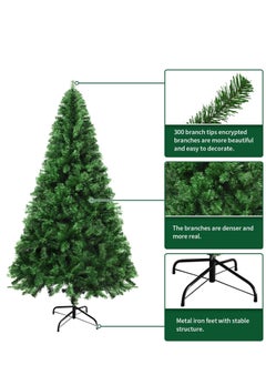 Y&D Christmas Tree 5FT Upgraded Artificial Holiday  Pine Tree with 450 PVC Branch Tips, Easy Assembly, Indoor Xmas Full Tree for Office Home Store Party Home Decoration Holiday Decor  - Image 4