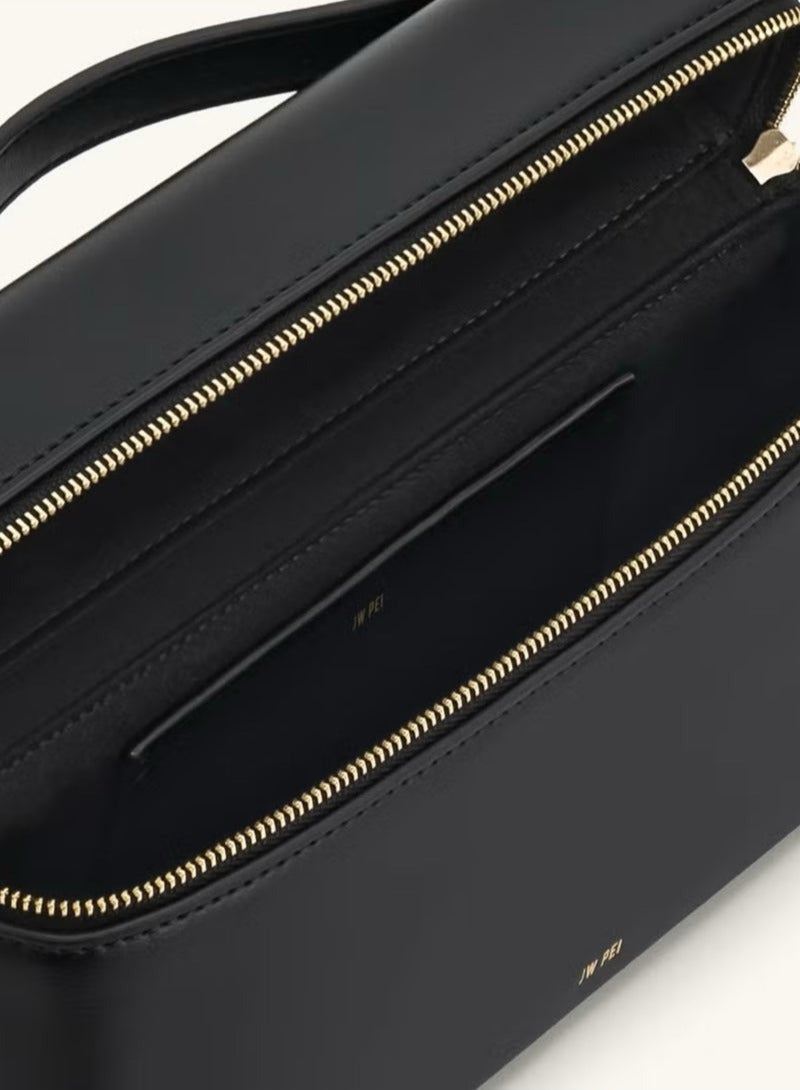 JW PEI JW PEI box bag Thea shoulder messenger bag women's new high-grade commuter portable small bag - Image 3