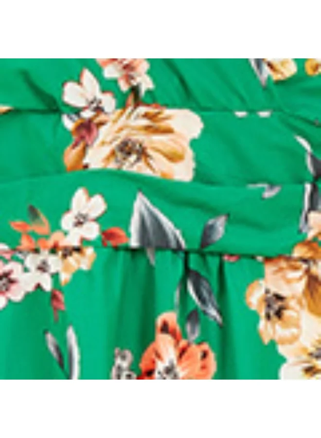 Yumi Floral Print Wrap Dress