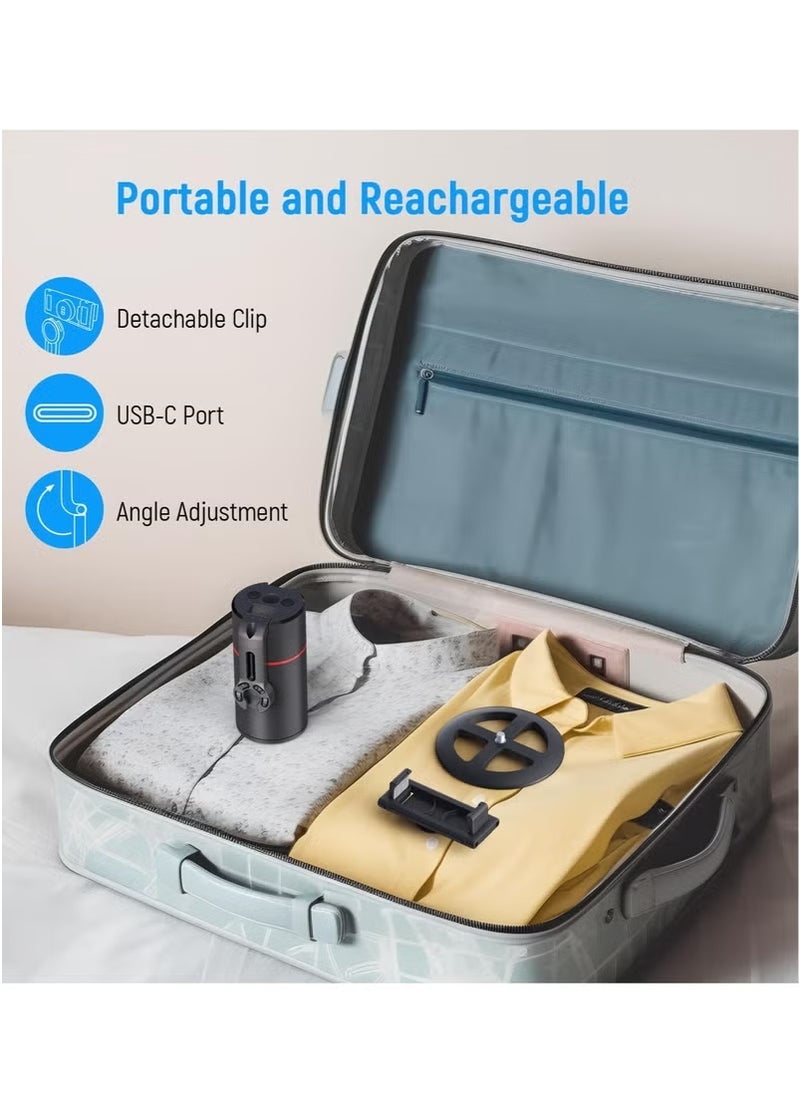 ELTRAZONE Auto Face Tracking Tripod with 360° Rotation & Remote Control – Smart Selfie Stick Object Tracking Holder with Gesture Control, Smart Shooting Mode for Vlogging, Video Calls, Streaming & Live Recording – Black Adjustable Phone Stand for iOS & Android Devices - Image 4