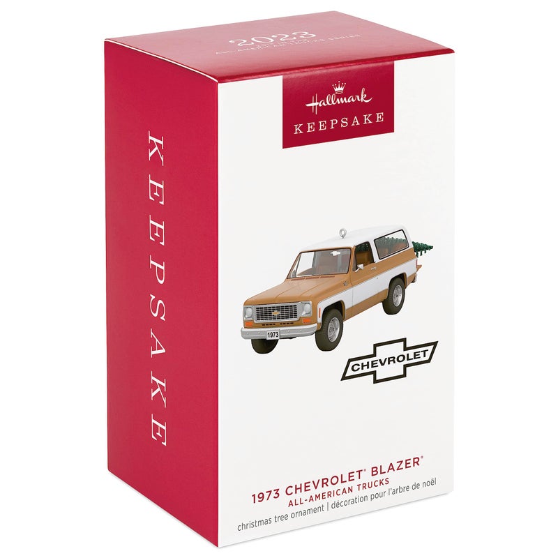 Hallmark Keepsake Christmas Ornament 2023 AllAmerican Trucks 1973 Chevrolet Blazer 2023 Metal Ornament Gifts for Car Collectors