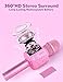 Amazmic Toys for Girls Kids Karaoke Microphone Toddler Microphone for Kids with Lights Birthday Gift for Girls Boys Toy Age 3 4 5 6 7 8 9 1014Pinkcolor - Image 4