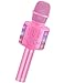 Amazmic Toys for Girls Kids Karaoke Microphone Toddler Microphone for Kids with Lights Birthday Gift for Girls Boys Toy Age 3 4 5 6 7 8 9 1014Pinkcolor - Image 3