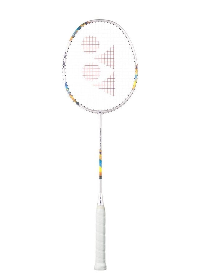 Yonex Nanoflare 700Play Silver Skyblue 4U5 + Mavis 2000 Green Cap Slow Badminton Shuttlecock 6 Pack, Yellow Pack  - Image 3