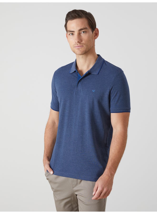 LC WAIKIKI Polo Neck Short Sleeve Pique Men's T-Shirt - Image 3