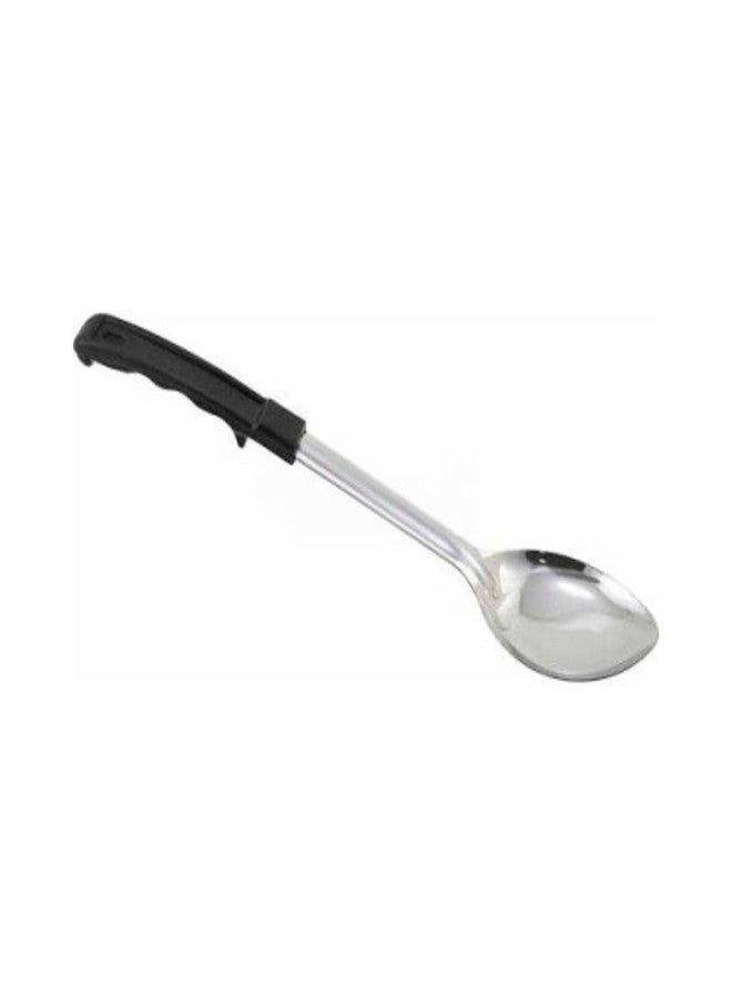 وينكو ملعقة دهن من الفولاذ المقاوم للصدأ من وينكو بمقبض بلاستيكي مزود بخطاف، مشقوقة، 11 بوصة - Image 1