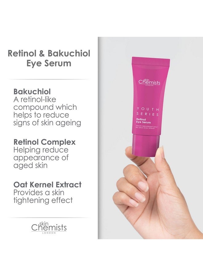 Skin Chemists skinChemists Retinol & Bakuchiol Eye Serum - 0.51 fl oz | Reduce Wrinkles, Fine Lines, and Puffiness - Advanced Anti-Aging Formula for Youthful Eyes - Image 5