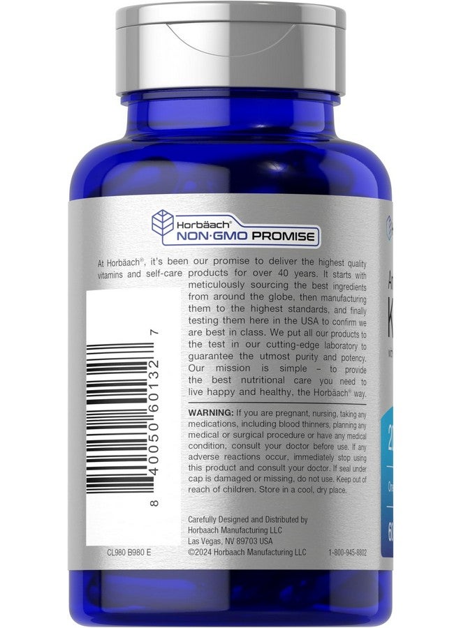 Horbäach Antarctic Krill Oil 2000mg | 60 Softgel Capsules | Omega-3, EPA, DHA Supplement | with Astaxanthin | Non-GMO, Gluten Free - Image 3