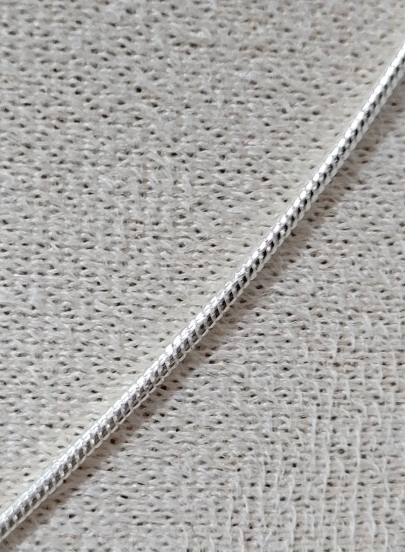 Minorisa 925 Sterling Silver Round Chain Necklace with Baroque Pearl Pendant - Image 3