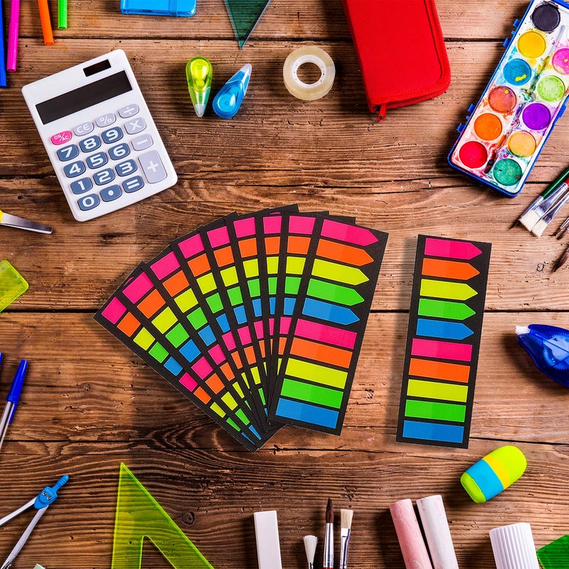 Morepack 2000 Pieces Page Markers Tabs,Colored Sticky Tabs for Books, Notebooks,Index Tabs,Arrow Page Sticky Flags - Image 3