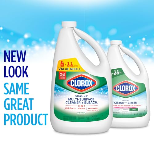Clorox Clean-Up Refill, All Purpose Cleaner with Bleach Original, 64 Ounce Refill Bottle - Package May Vary - Image 2