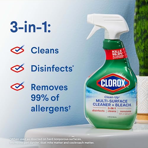 Clorox Clean-Up Refill, All Purpose Cleaner with Bleach Original, 64 Ounce Refill Bottle - Package May Vary - Image 3