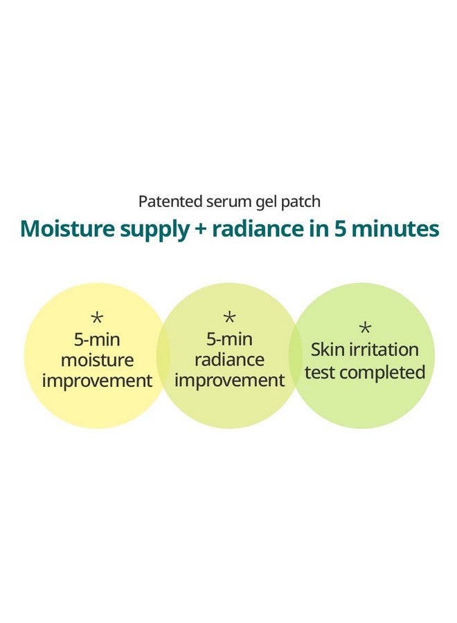 Goodal Oodal Green Tangerine Vitamin C Moisturizing Eye Patch 5Minute Hydrating Gel Patch (60 Sheets) (Ver.2)  - Image 4
