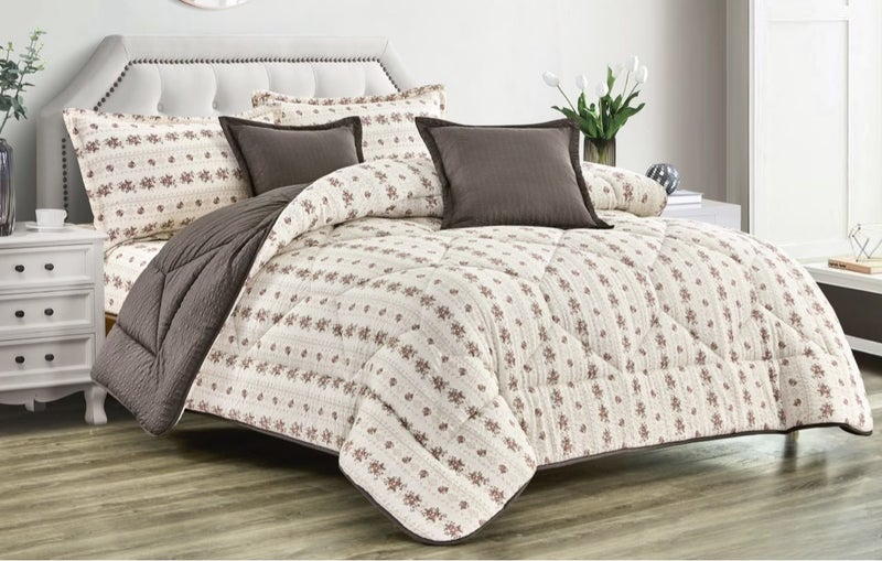 Luxury Cotton Bedding Set – Single Size 4 Pieces, 50% Cotton