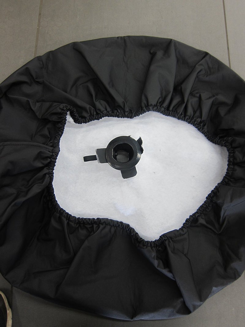 Mopar Jeep Wrangler JL Spare Tire Cover w/Backup Camera Bezel & Sahara Logo OEM - Image 5