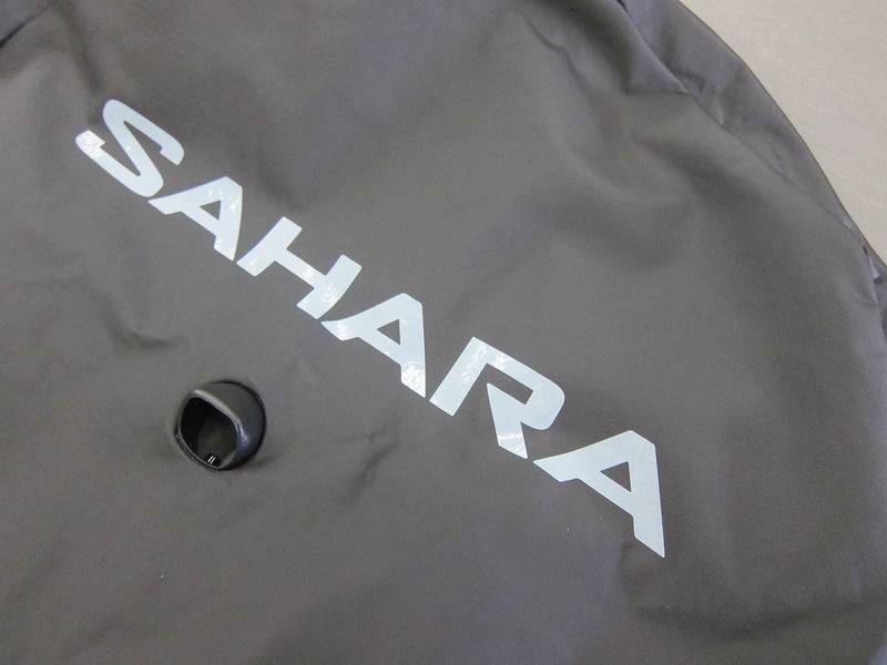 Mopar Jeep Wrangler JL Spare Tire Cover w/Backup Camera Bezel & Sahara Logo OEM - Image 2