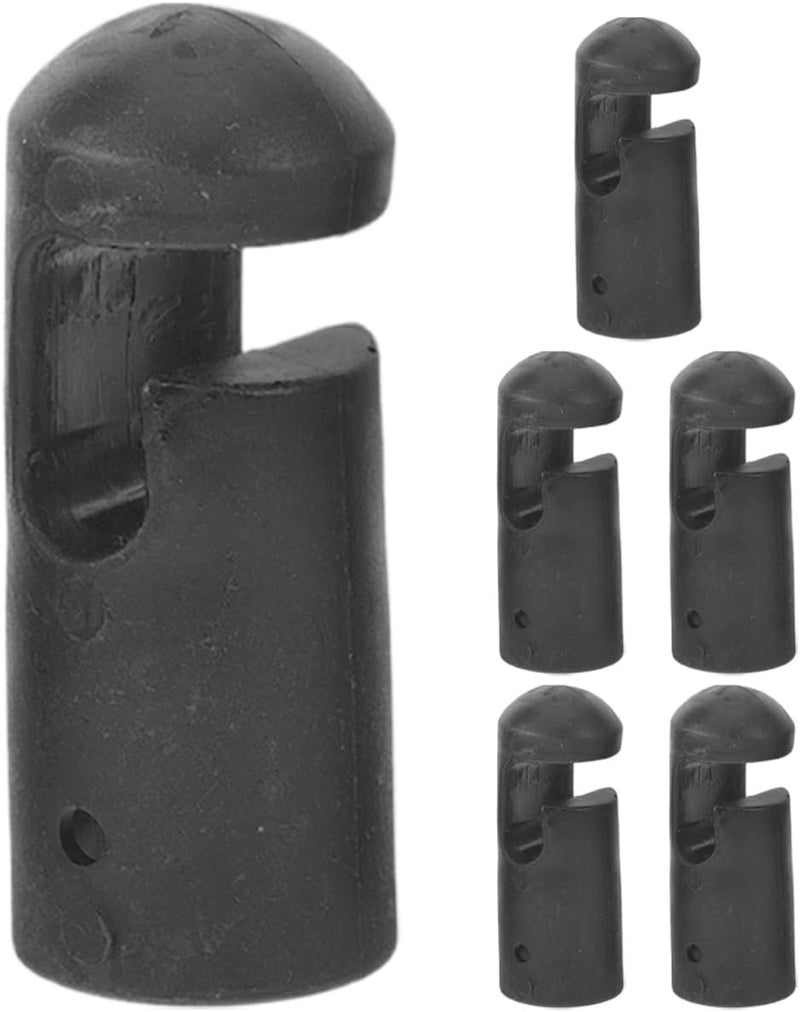 FOYTOKI 6pcs Durable Trampoline Pole Covers Plastic Caps for Trampoline Enclosure Poles Universal Fit for Mini Trampolines - Image 1