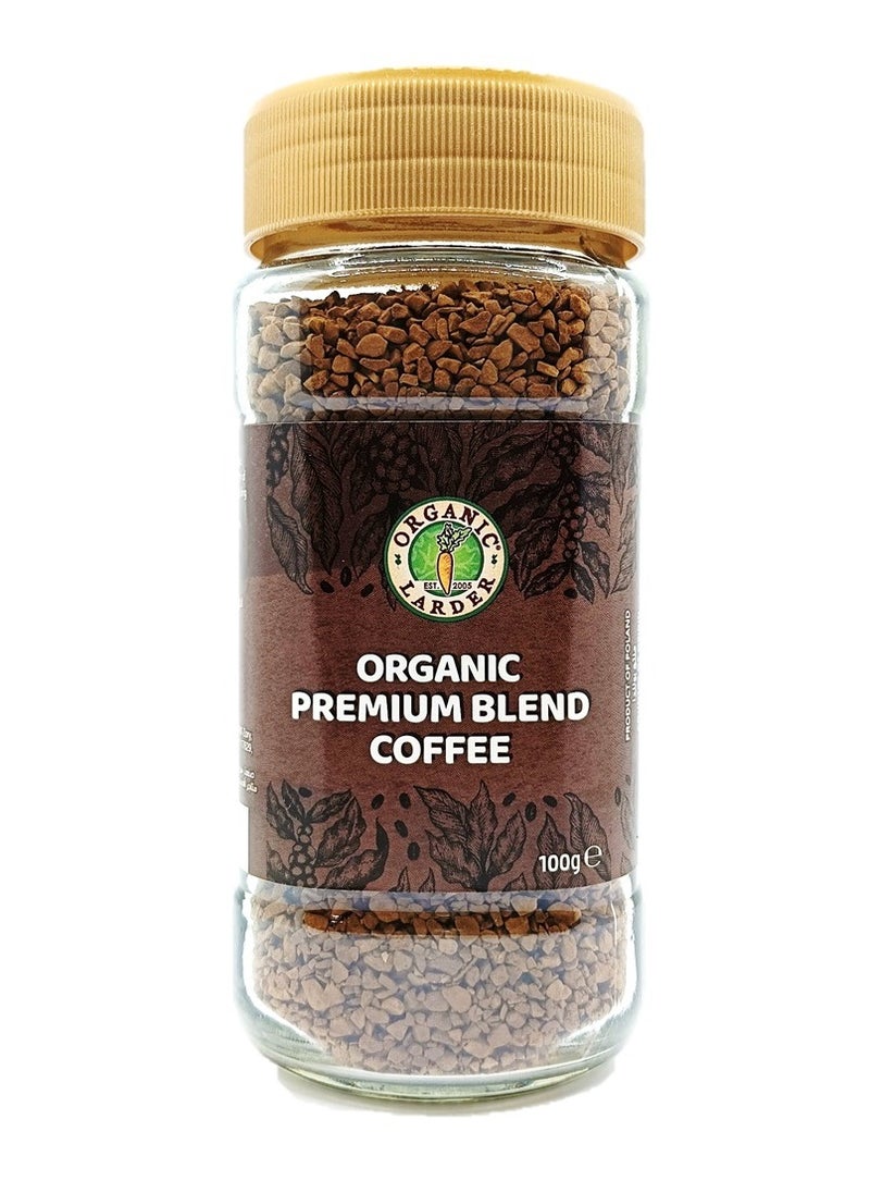 Organic Larder - Organic Premium Blend Coffee, 100g - Image 1