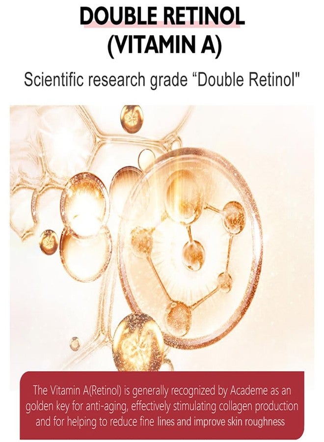 YURHERSU Retinol Moisturizing Face Cream Not Sticky Fast Absorption Hydrating Firming, Anti-aging Anti-Wrinkle Smooth Firming Skin, Shrinking Pore Add Nutrients for Skin (Retinol) - Image 5