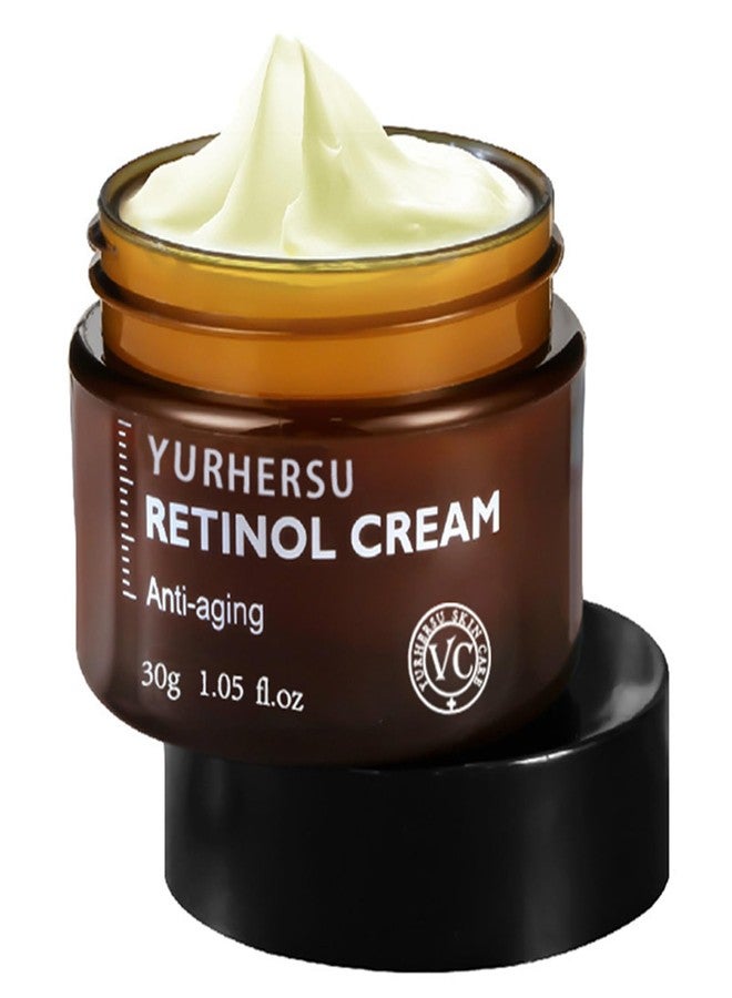 YURHERSU Retinol Moisturizing Face Cream Not Sticky Fast Absorption Hydrating Firming, Anti-aging Anti-Wrinkle Smooth Firming Skin, Shrinking Pore Add Nutrients for Skin (Retinol) - Image 1