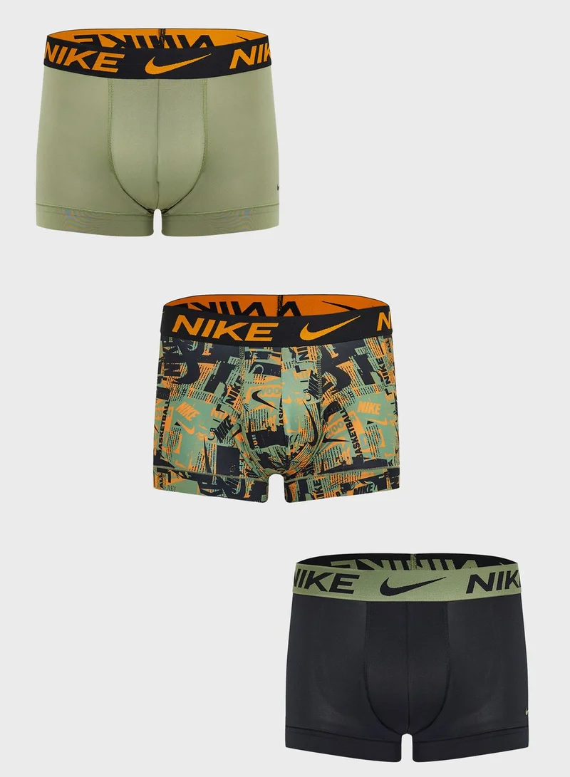 Nike 3 Pack Dri-Fit Essential Trunks